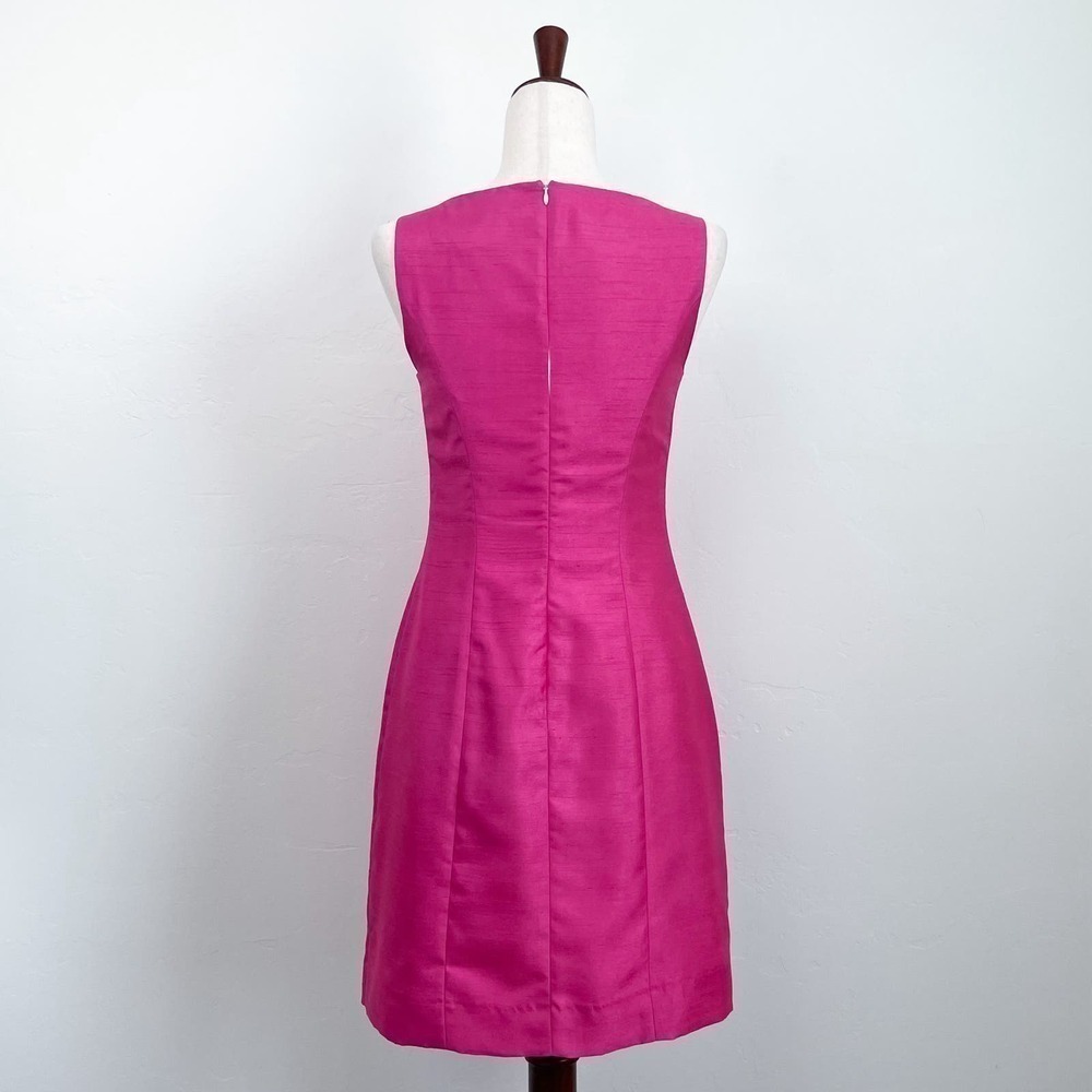 Saks Fifth Avenue | Lotus Grace Pink Sleeveless Sheath Mini Dress - Picture 5 of 9